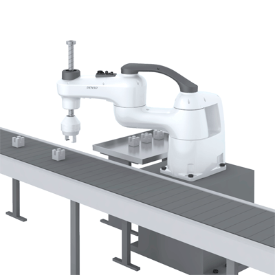 Scara robots in production Scara Robots